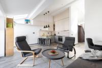 Stylish Paupys Loft with Balcony & View with free Parking - B&B Vilnius