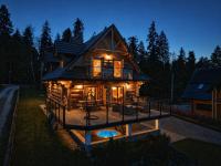 LK Folk Chalet dom z jacuzzi, sauną i dużym ogrodem w Pieninach - Chambres d'hôtes Łapsze Niżne