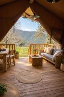 Éco-lodge, tente au cœur d'une forêt nourricière - B&B Castello-di-Rostino