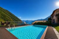 Lake Como Villa - Panoramic pool & Stunning View - B&B Argegno