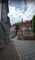 Große Wohnung in dritter Etage mit Terrasse im Altstadtzentrum - Ferienwohnung Chiplakoff - B&B Blankenburg