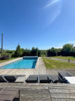 Maison à la campagne avec piscine chauffée proche Deauville - B&B Saint-Étienne-la-Thillaye