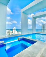 BOCAGRANDE CARTAGENA -Vista aL mar, bahía y ciudad antigua - 3 balcones - B&B Cartagena de Indias