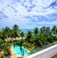 Flat beira-mar em Carneiros, 2 quartos, vista incrível, piscina - Chambres d'hôtes Tamandaré