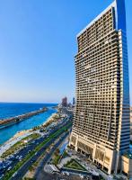 برج داماك فرزاتشي جدة شقة فاخرة غرفتين وصالة الدور 38 إطلالة بحرية بانورامية - B&B Jeddah