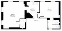 One Bedroom Premium Apartment with Two Bathrooms – 1st Floor
