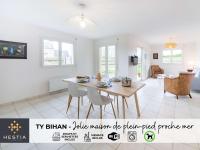TY BIHAN - Charmante maison de plein-pied proche mer - B&B Ploudalmézeau