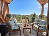 Lumineux, Neuf T2, Balcon, Vue Imprenable, Parking - Chambres d'hôtes Honfleur