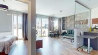 Appartement met 1 Slaapkamer, Balkon en Uitzicht op de Stad