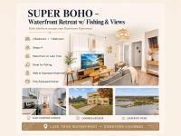 SUPER BOHO - LAKE TOHO FISHiNG WATER FRONTs - Chambres d'hôtes Kissimmee