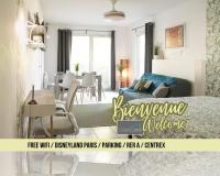 Appartement Cosy Case 6 pers terrasse parking proche Disney et Paris - Chambres d'hôtes Champs-sur-Marne