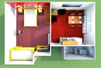 Apartamento familiar de 1 dormitorio