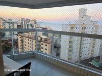 Praia & Conforto Vista Mar no Caiçara - B&B Praia Grande