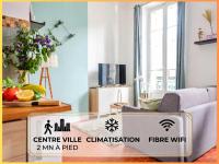 Le Garibaldi - Idéal Couple & PRO- Animaux acceptés - 5min à pied du Port - CENTRE VILLE - Commerces - Plage 10min en voiture - WIFI HD - Parking GRATUIT dans la rue - B&B La Seyne-sur-Mer