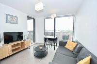 Modern 1 Bed Apartment with Views in Manchester - Chambres d'hôtes Manchester
