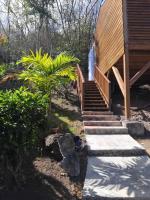 Le bungalow et sa vue - B&B Deshaies