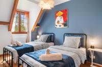 Zweibettzimmer mit Gartenblick