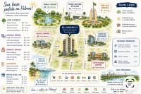 PALMAS EXPERIENCE - APARTAMENTO BRISA, no centro, vista lago! - Chambres d'hôtes Palmas