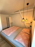 Estudio con cama extragrande y sofá cama