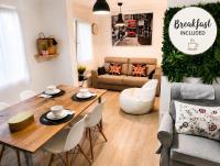 Apartamento entero con desayuno incluido y parking gratuito, a 3 km de playa con aire acondicionado - B&B San Julian de Muskiz