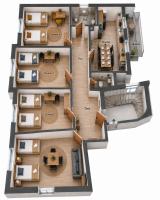 KRelax Urban Gold - 4 Bedrooms - Balcony - Large Parking Space - Smart TVs - Central Location - Up to 8 Guests - Chambres d'hôtes Pforzheim