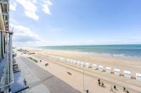 Luxury Zeedijk apartment with direct ocean view 6p - B&B Koksijde