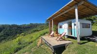 Trailer no topo da montanha com vista panorâmica - Ferienwohnung Caçapava