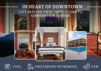 City View Loft Escape Stunning Skyline Free Parking, Pool - B&B Dallas