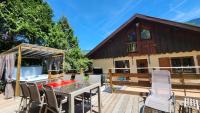 chalet cosy, jacuzzi privé, calme, idéal moto rando vélo - B&B Bellecombe