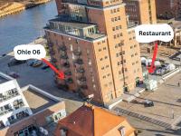 meehrflair Apartment Ohle06 Alter Hafen Wismar mit Balkon im historischen Ohlerich Speicher - Chambres d'hôtes Wismar