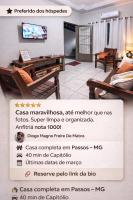 Casa luz e conforto Passos Capitólio - Chambres d'hôtes Passos