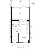 Modern Apartment with Sunny Balcony near Public Transport - Ferienwohnung Oslo