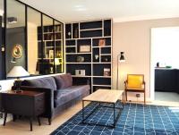 Elegant 48sqm apartment Eiffel - view & large terrace - B&B Parigi