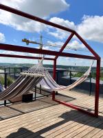 Rooftop Loft 15 Minute Walk to Zalgiris Arena with AC - B&B Kaunas