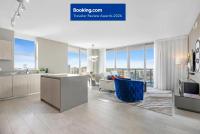 Hyde Beach House - Stunning 2bd 2ba - Apt - Ocean & Intercostal views - 25 min to FIFA! - Bed and Breakfast Hollywood