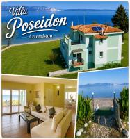 Luxury Beachfront Villa Poseidon Artemisiou Παραθαλάσσια Βίλα στην βόρεια Εύβοια για φιλοξενία 9 ατόμων - B&B Artemísio