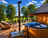 Domek letniskowy na Kaszubach z Balia ogrodowa - B&B Gowidlino