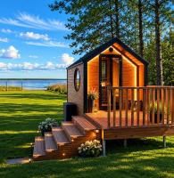 Atmospheric cabin trailer with a sea view - B&B Oulu