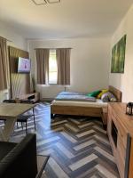Deluxe One-Bedroom Apartment with Garden View
