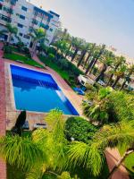 The hidden oasis, steps from the beach and pool - Ferienwohnung Fedala