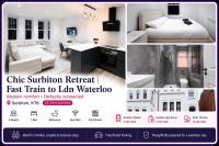 Chic Surbiton Retreat Fast Train to Ldn Waterloo - Ferienwohnung Surbiton