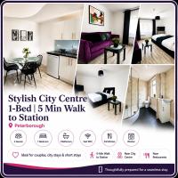 Stylish City Centre 1-Bed 5 Min Walk to Station - B&B Peterborough