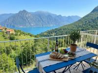 Lake Iseo View Retreat - Quiet & Nature - B&B Fonteno