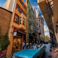 Designer 2BR w Balcony 50m to Galata Tower AC - B&B Estambul