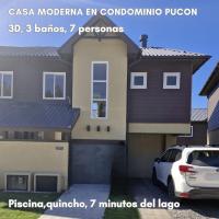 Hermosa casa en condominio en Pucón para 7 personas - B&B Pucón