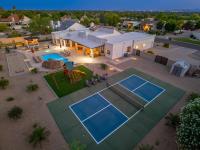 Luxury Oasis Slide Pool Pickleball Game Room - B&B Scottsdale