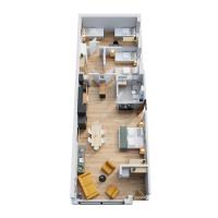 LudwigsCozyEscape - Design Loft mit großer Wohnküche am Residenzschloss, 6 Gäste, SmartTV in jedem Zimmer, Highspeed WLAN, Workspace, 24h Self Check-in, Parkplatz 2 Min - Chambres d'hôtes Ludwigsbourg