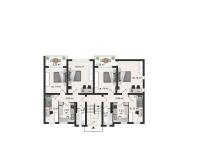 Elisa 1 OG links 3 Zi Wohnung 5 Schlafmöglichkeiten - B&B Kiel