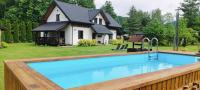 Chaty Gajowego w Bieszczadach z basenem 517-665-624 - Chambres d'hôtes Bukowiec