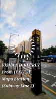 Mapo Station 2min, Spacious 2 Rooms, Queen Bed, 15min to Hongdae, Yeouido, Gwanghwamun by Subway - B&B Seul